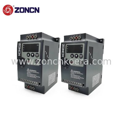 Orijinal ZONCN NZ100-2R2G-2 VFD 220v 2.2kw 3hp Tek fazlı değişken frekanslı sürücü
